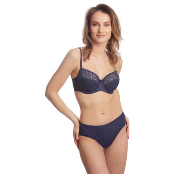Sutien pentru femei Milavitsa 666180 85F/ Blue/ Balconette photo 3