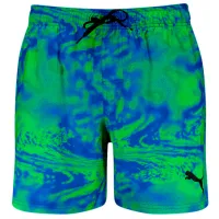 Pantaloni scurți pentru bărbați Puma Swim Men Printed Mid Shorts 1P XL/ Blue