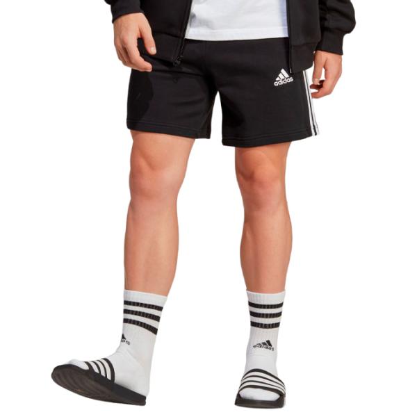 Pantaloni scurți pentru bărbați Adidas Essentials French Terry 3-Stripes M/ Black photo 2