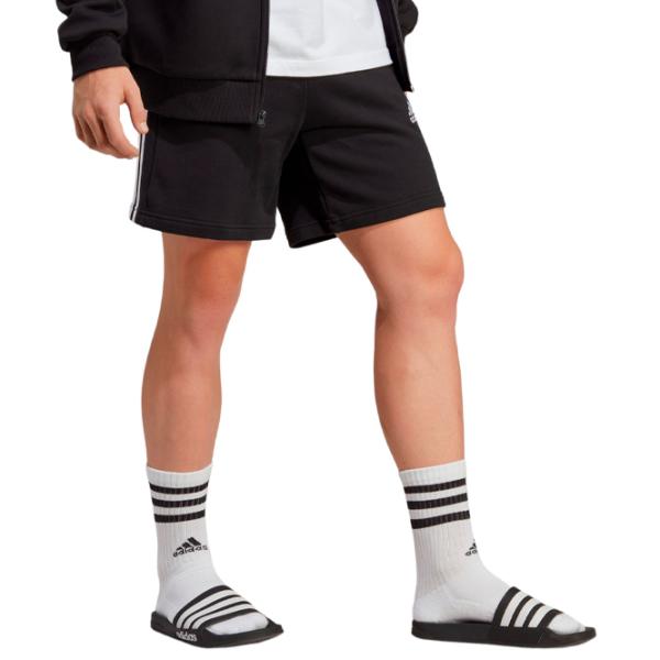 Pantaloni scurți pentru bărbați Adidas Essentials French Terry 3-Stripes M/ Black photo 5