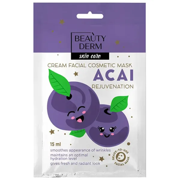 Mască pentru față Beauty Derm Acai Mască/ Toate tipurile photo 1 Mască pentru față Beauty Derm Acai Mască/ Toate tipurile photo 1