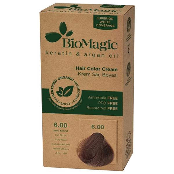 Краска для волос BioMagic Dark Blonde Код цвета: 6/ 00, 60 мл photo 2 Краска для волос BioMagic Dark Blonde Код цвета: 6/ 00, 60 мл photo 2