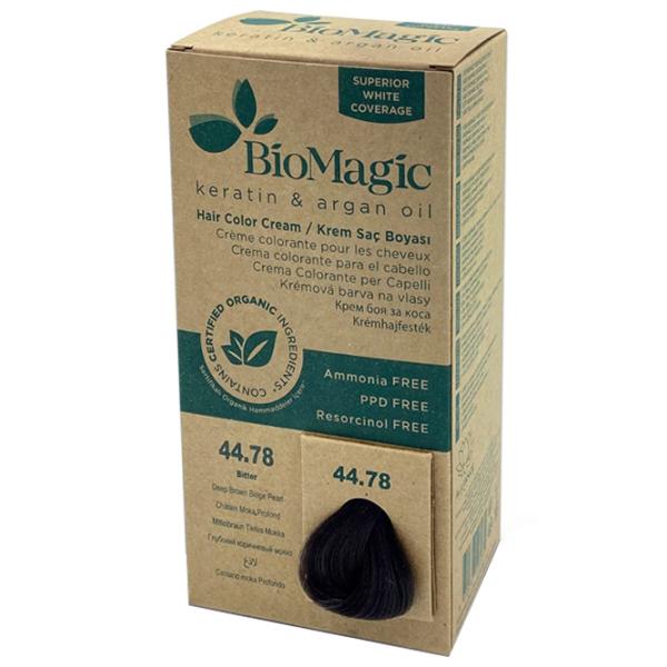 Vopsea de păr BioMagic Bitter Cod culoare: 44/ 78, 60 ml photo 1 Vopsea de păr BioMagic Bitter Cod culoare: 44/ 78, 60 ml photo 1
