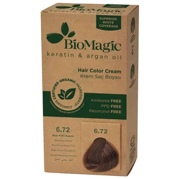 Краска для волос BioMagic Dark Beige Blonde Код цвета: 6/ 72, 60 мл photo 8 Краска для волос BioMagic Dark Beige Blonde Код цвета: 6/ 72, 60 мл photo 8