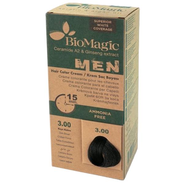 Краска для волос BioMagic Dark Brown Код цвета: 3.00, 60 мл photo 2 Краска для волос BioMagic Dark Brown Код цвета: 3.00, 60 мл photo 2