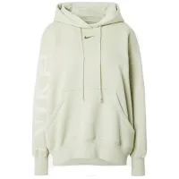 Jachetă sport pentru femei Nike W Nsw Phnx Flc Os Logo Hdy XS/ Light Green