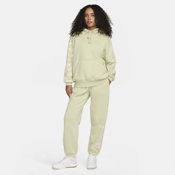 Спортивная куртка для женщин Nike W Nsw Phnx Flc Os Logo Hdy XS/ Light Green photo 3 Спортивная куртка для женщин Nike W Nsw Phnx Flc Os Logo Hdy XS/ Light Green photo 3