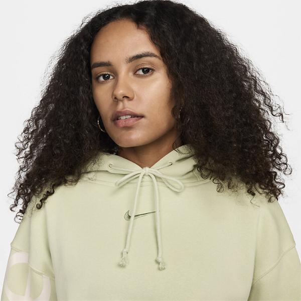 Спортивная куртка для женщин Nike W Nsw Phnx Flc Os Logo Hdy XS/ Light Green photo 7 Спортивная куртка для женщин Nike W Nsw Phnx Flc Os Logo Hdy XS/ Light Green photo 7