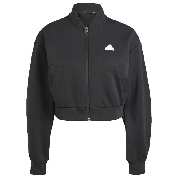 Спортивная куртка для женщин Adidas W Fi 3S Bomber XL/ Black photo 1 Спортивная куртка для женщин Adidas W Fi 3S Bomber XL/ Black photo 1
