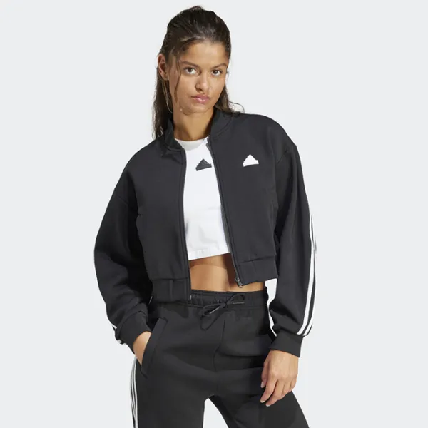 Спортивная куртка для женщин Adidas W Fi 3S Bomber XL/ Black photo 4 Спортивная куртка для женщин Adidas W Fi 3S Bomber XL/ Black photo 4