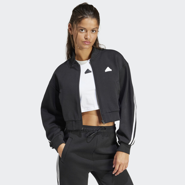 Спортивная куртка для женщин Adidas W Fi 3S Bomber XL/ Black photo 4 Спортивная куртка для женщин Adidas W Fi 3S Bomber XL/ Black photo 4