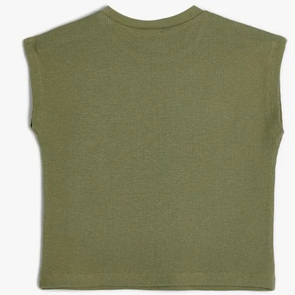 Майка для мальчиков Koton 4SMB30001TK 100% хлопок/ Khaki photo 2