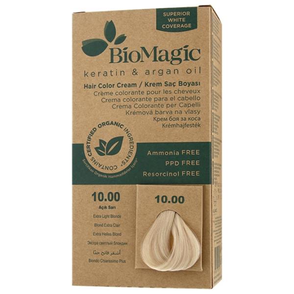 Краска для волос BioMagic Extra Light Blonde Код цвета: 10/ 00, 60 мл photo 2 Краска для волос BioMagic Extra Light Blonde Код цвета: 10/ 00, 60 мл photo 2
