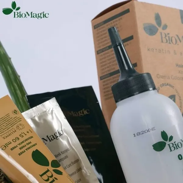 Краска для волос BioMagic Extra Light Blonde Код цвета: 10/ 00, 60 мл photo 5 Краска для волос BioMagic Extra Light Blonde Код цвета: 10/ 00, 60 мл photo 5