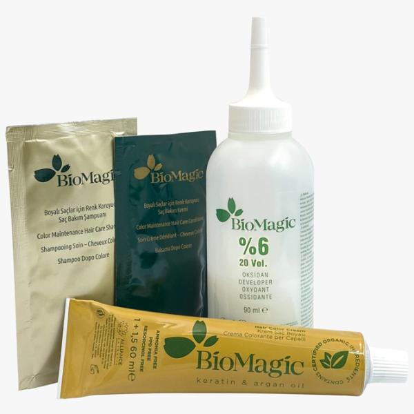 Краска для волос BioMagic Extra Light Blonde Код цвета: 10/ 00, 60 мл photo 7 Краска для волос BioMagic Extra Light Blonde Код цвета: 10/ 00, 60 мл photo 7