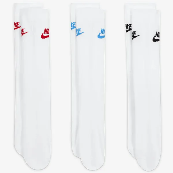Ciorapi Unisex Nike Sportswear Everyday Essential Crew L/ White photo 3 Ciorapi Unisex Nike Sportswear Everyday Essential Crew L/ White photo 3