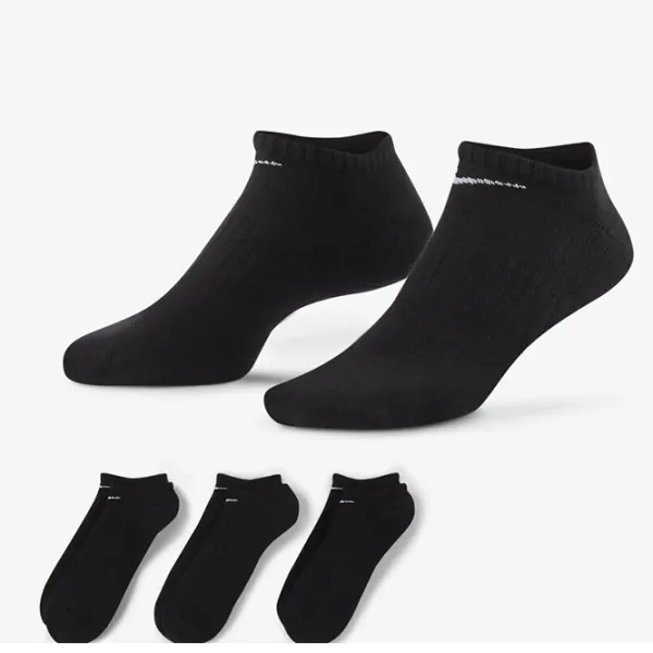 Ciorapi Unisex Nike Everyday Cushioned Training No-Show L/ Black photo 2 Ciorapi Unisex Nike Everyday Cushioned Training No-Show L/ Black photo 2