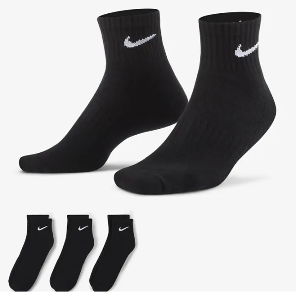 Ciorapi унисекс Nike Everyday Cushioned Training Ankle L/ Black photo 2
