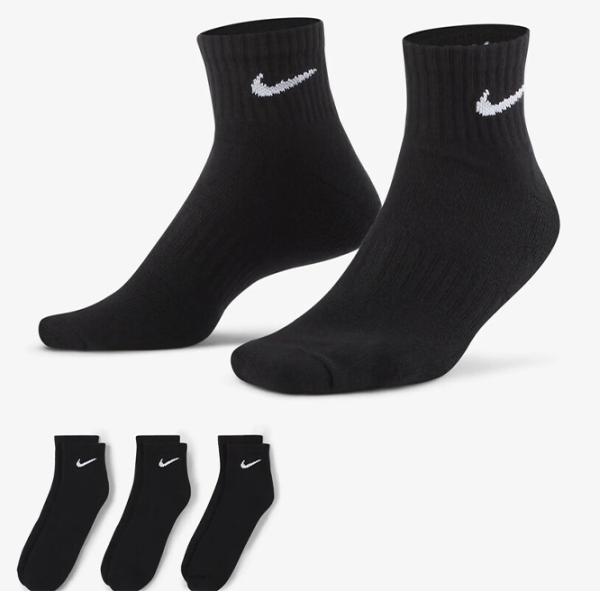 Ciorapi унисекс Nike Everyday Cushioned Training Ankle L/ Black photo 2