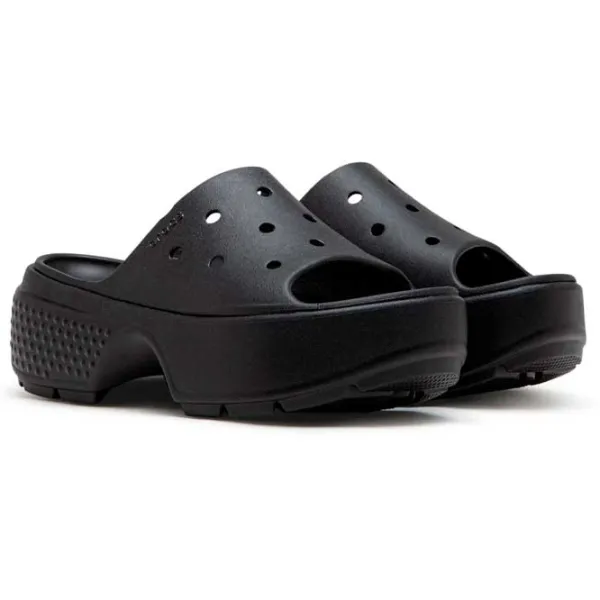 Saboți pentru femei Crocs Crush Slide 37 - 38/ Black photo 3 Saboți pentru femei Crocs Crush Slide 37 - 38/ Black photo 3