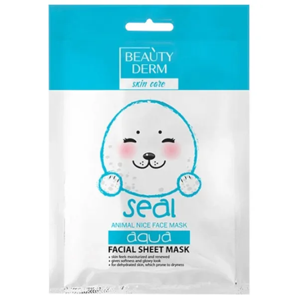 Mască pentru față Beauty Derm Animal seal Mască/ Toate tipurile photo 1 Mască pentru față Beauty Derm Animal seal Mască/ Toate tipurile photo 1