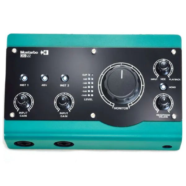 Аудио интерфейс Montarbo DSI-22 192 кГц/ 20 Гц - 20 кГц/ Blue photo 2