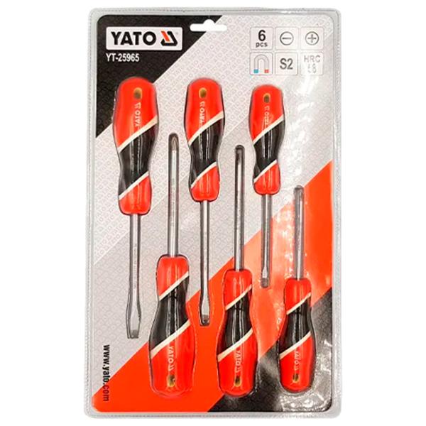 Набор отвёрток Yato YT25965 Количество в наборе: 6 photo 2 Набор отвёрток Yato YT25965 Количество в наборе: 6 photo 2