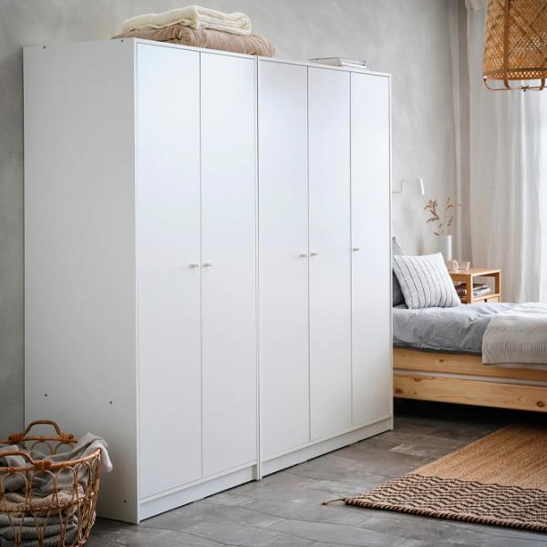 Шкаф Ikea Kleppstad 117 x 55см x 176 / ДСП / White photo 2