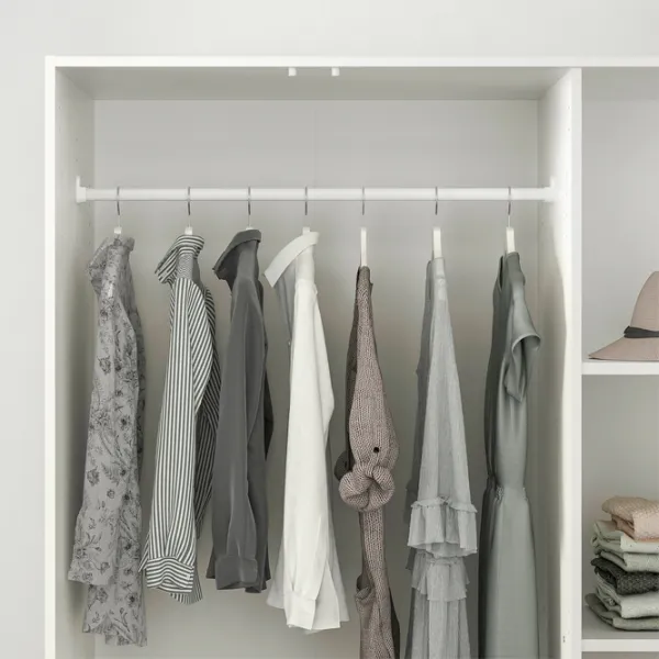 Шкаф Ikea Kleppstad 117 x 55см x 176 / ДСП / White photo 5