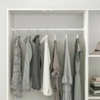 Шкаф Ikea Kleppstad 117 x 55см x 176 / ДСП / White photo 5