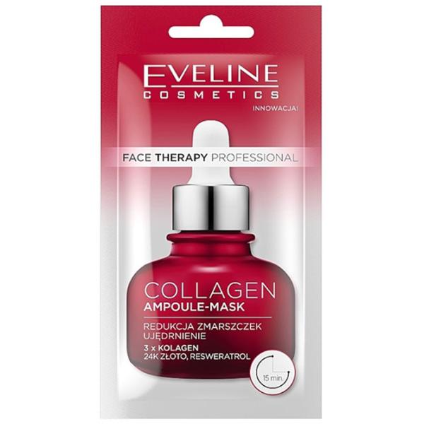 Mască pentru față Eveline Cosmetics Collagen Mască/ Toate tipurile photo 1 Mască pentru față Eveline Cosmetics Collagen Mască/ Toate tipurile photo 1