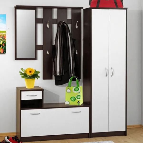 Dulap pentru antreu Mobhaus Mecki LPAL/ White photo 3