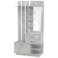 Шкаф для прихожей KompaniT EVA ЛДСП/ Ателье Светлый