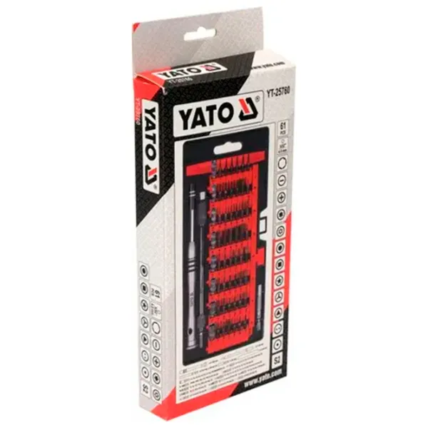Набор мини-отверток Yato YT25760 Количество в наборе: 61 photo 5 Набор мини-отверток Yato YT25760 Количество в наборе: 61 photo 5