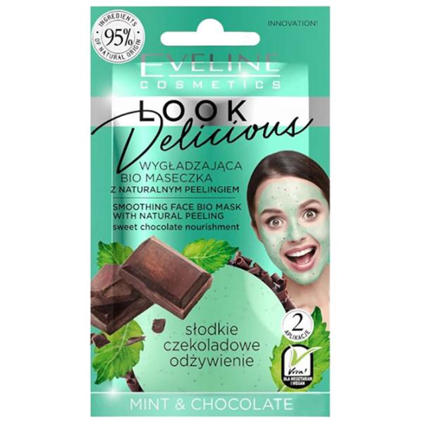 Mască pentru față Eveline Cosmetics Mint and Chocolate Mască/ Toate tipurile photo 1