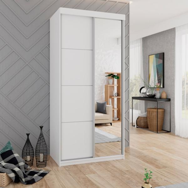 Dulap Prime Furniture Top 23 Plus 62 x 100 x 200 / PAL / White photo 2