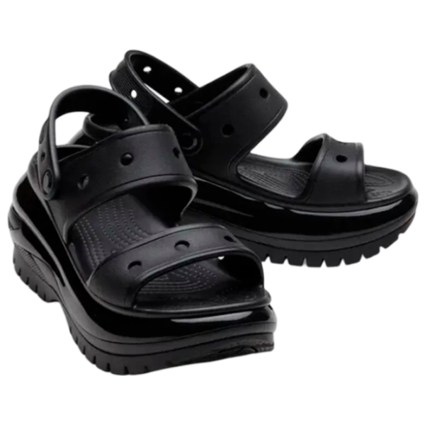 Saboți pentru femei Crocs Mega Crush Sandal 41 - 42/ Black photo 1