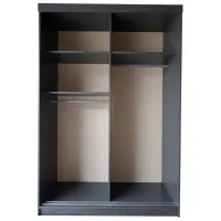 Шкаф Prime Furniture Bill 1 138 x 59см x 205 / ЛДСП / Графитовый photo 2