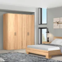 Dulap Modern Tennessee 170 x 55 x 190 / DSP / Stejar Sonoma photo 3