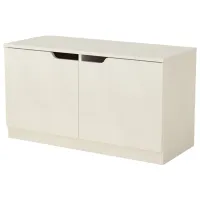 Dulap pentru încălțăminte KompaniT TO-13 50 x 90 x 38/ Nimfeia Alb/ Nimfeia Alb