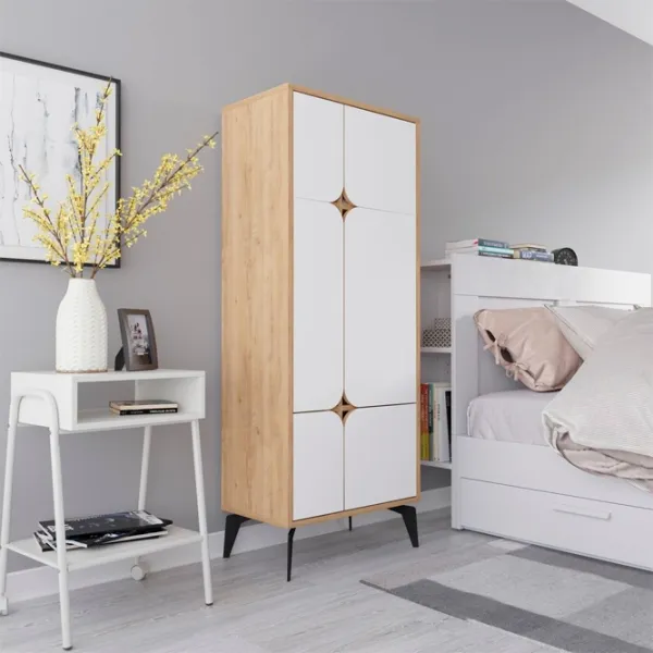 Шкаф Showdeko Spark 60 x 35.6см x 151 / ЛДСП / Дуб photo 3 Шкаф Showdeko Spark 60 x 35.6см x 151 / ЛДСП / Дуб photo 3