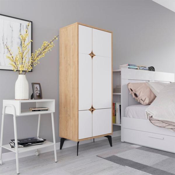 Шкаф Showdeko Spark 60 x 35.6см x 151 / ЛДСП / Дуб photo 3 Шкаф Showdeko Spark 60 x 35.6см x 151 / ЛДСП / Дуб photo 3