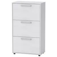 Dulap pentru încălțăminte KompaniT TO-20 123 x 70 x 38/ Nimfeia Alb/ Nimfeia Alb