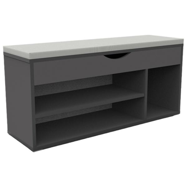 Dulap pentru încălțăminte ML-Mobila ML-6 50.2 x 105.7 x 31.9/ Anthracite/ Anthracite photo 1 Dulap pentru încălțăminte ML-Mobila ML-6 50.2 x 105.7 x 31.9/ Anthracite/ Anthracite photo 1