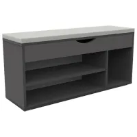 Dulap pentru încălțăminte ML-Mobila ML-6 50.2 x 105.7 x 31.9/ Anthracite/ Anthracite