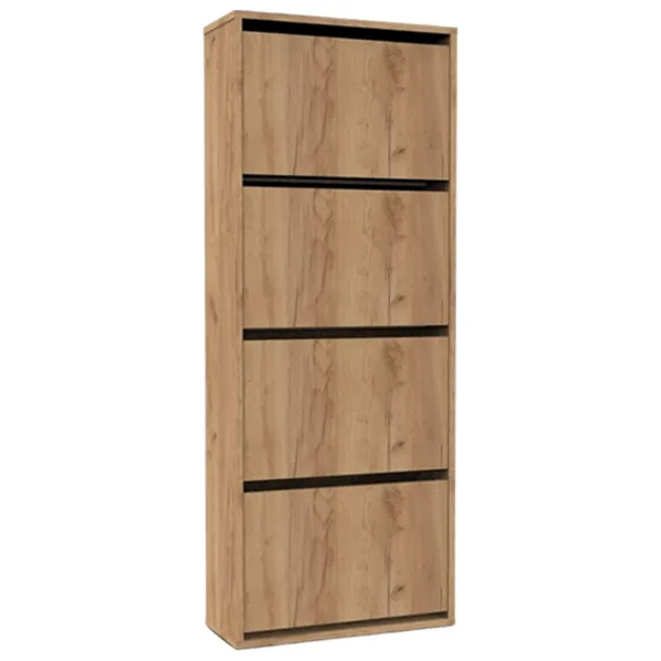 Dulap pentru încălțăminte ML-Mobila ML-3 154.8 x 60 x 25/ Stejar Auriu/ Stejar Auriu photo 1 Dulap pentru încălțăminte ML-Mobila ML-3 154.8 x 60 x 25/ Stejar Auriu/ Stejar Auriu photo 1
