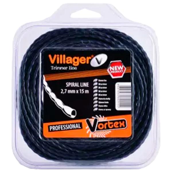 Леска для триммера Villager Vortex Nailon/ 15 м photo 1