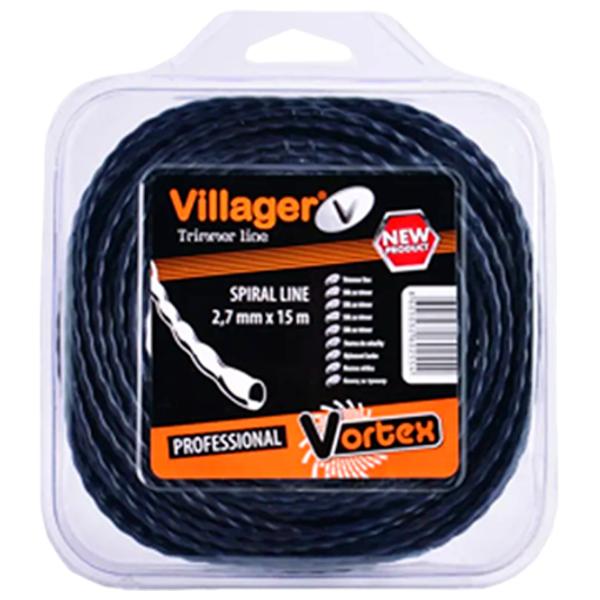 Леска для триммера Villager Vortex Nailon/ 15 м photo 1