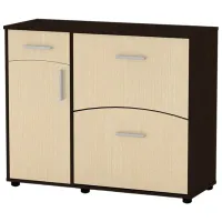 Dulap pentru încălțăminte KompaniT TO-5 81.5 x 99.2 x 38/ Wenge/ Wenge