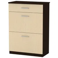 Dulap pentru încălțăminte KompaniT TO-3A 101.6 x 72.6 x 40/ Wenge/ Wenge